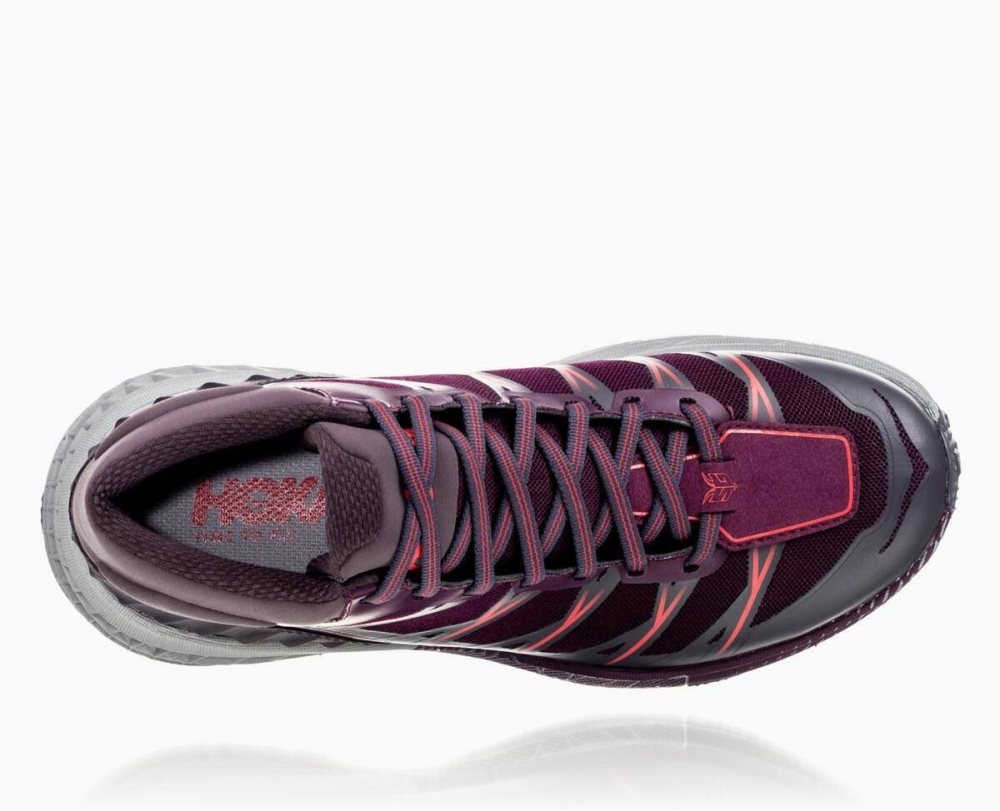 Obsidian / Purple Hoka Speedgoat Mid Waterproof | 617340WQK