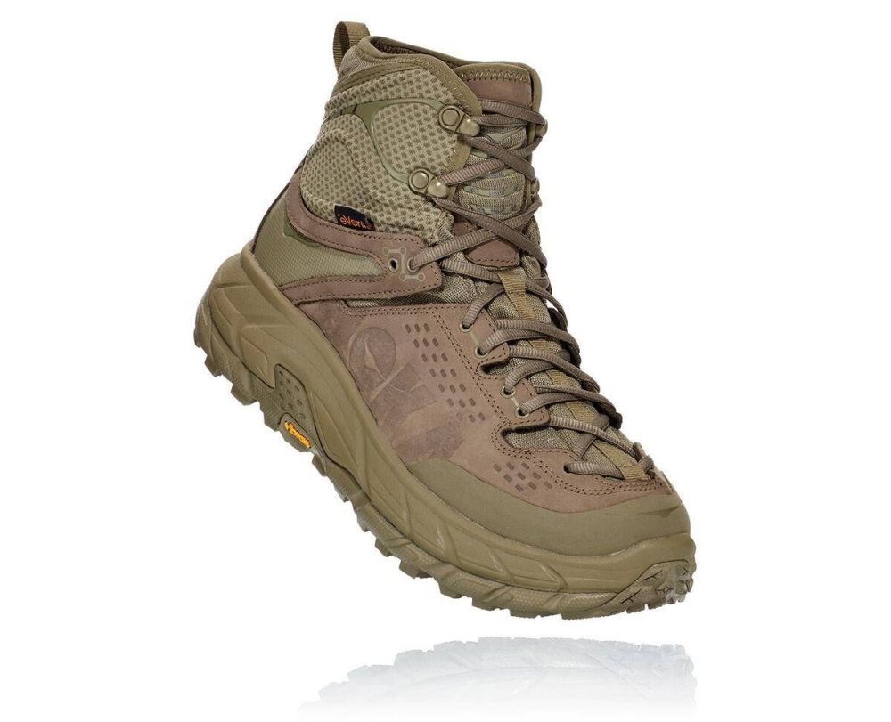 Olive Hoka Tor Ultra Hi 2 Waterproof | 849367SEG