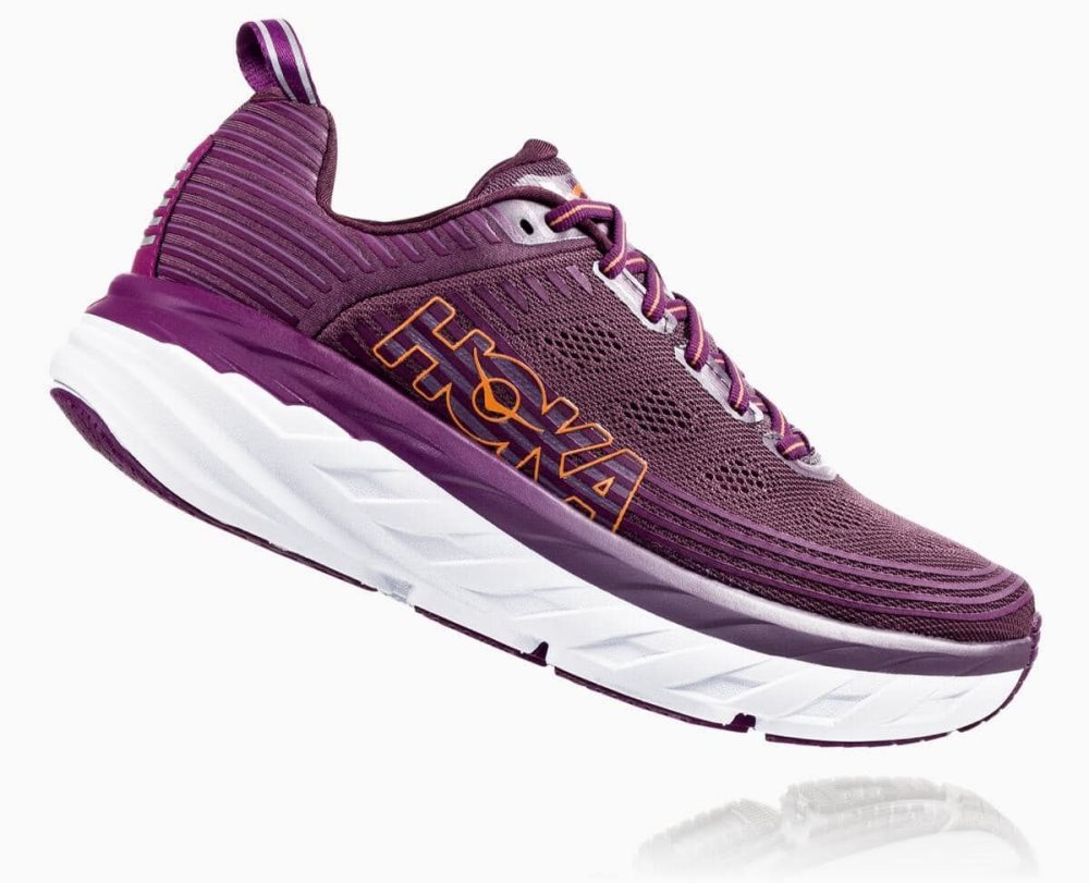 Purple Hoka Bondi 6 Wide | 048172VUM