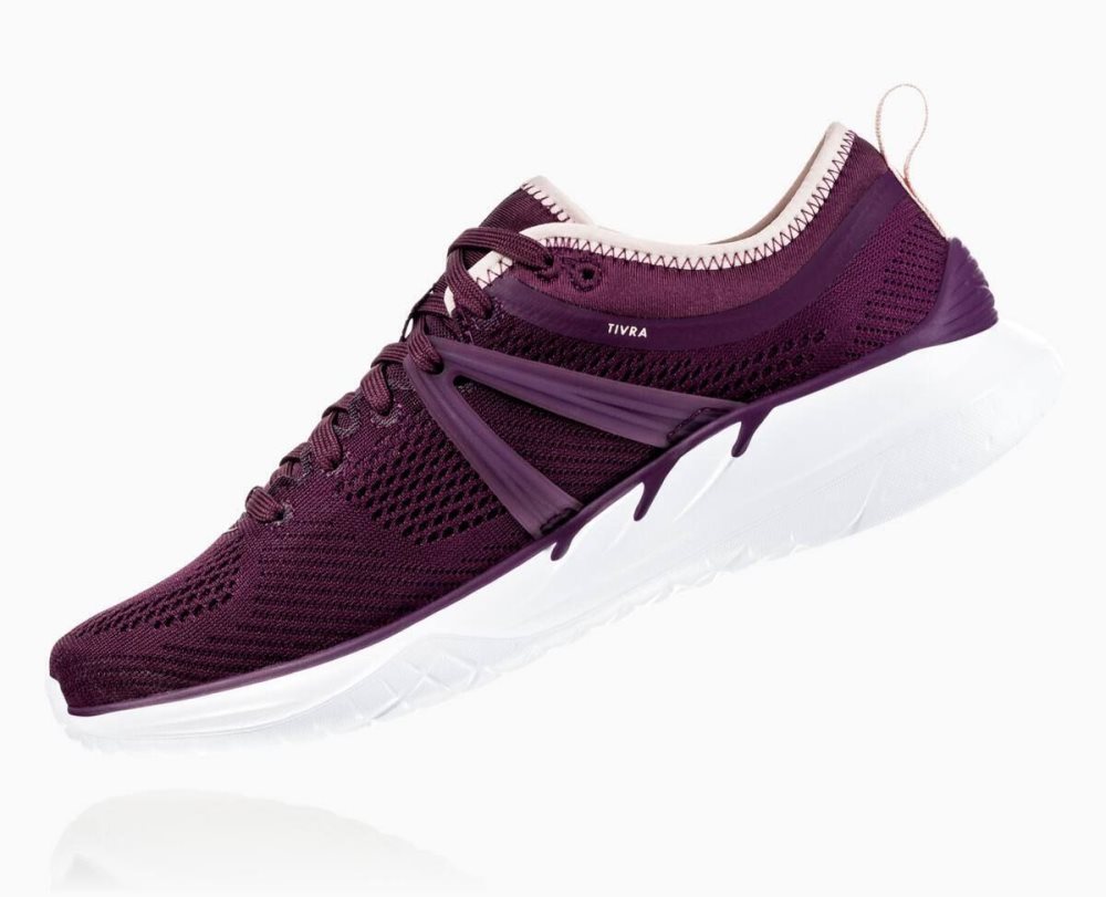 Purple / Brown Hoka Tivra | 054729JUN