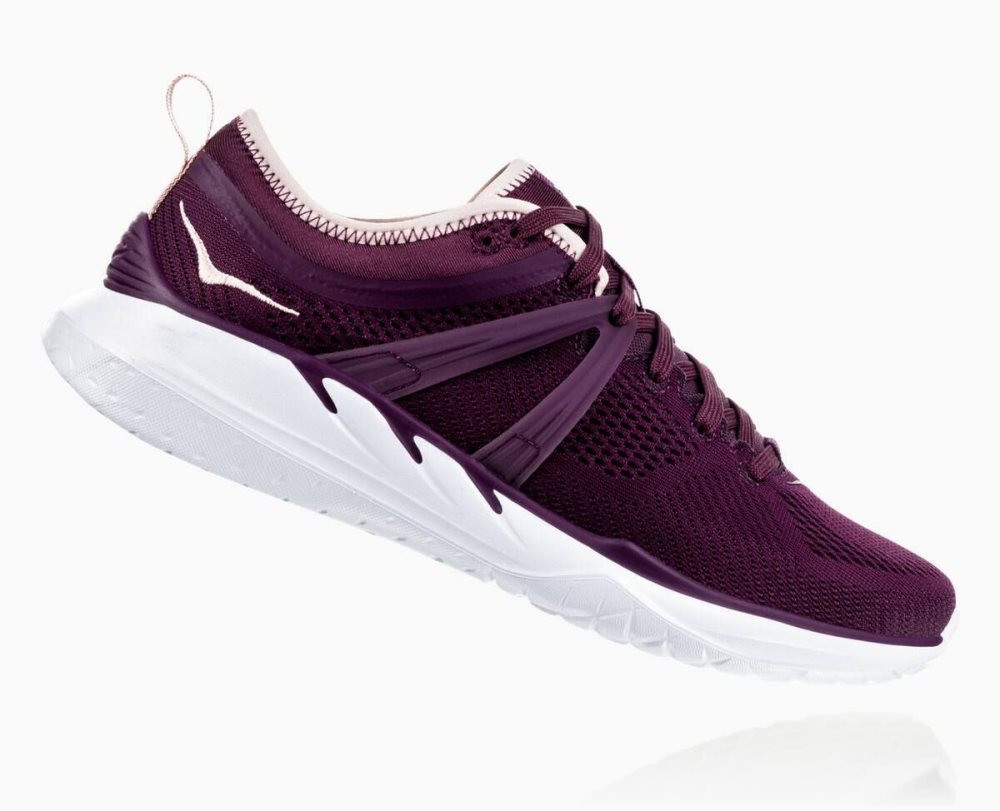 Purple / Brown Hoka Tivra | 108537HAP