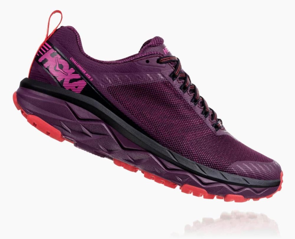 Purple / Red Hoka Challenger ATR 5 Wide | 167249GBH