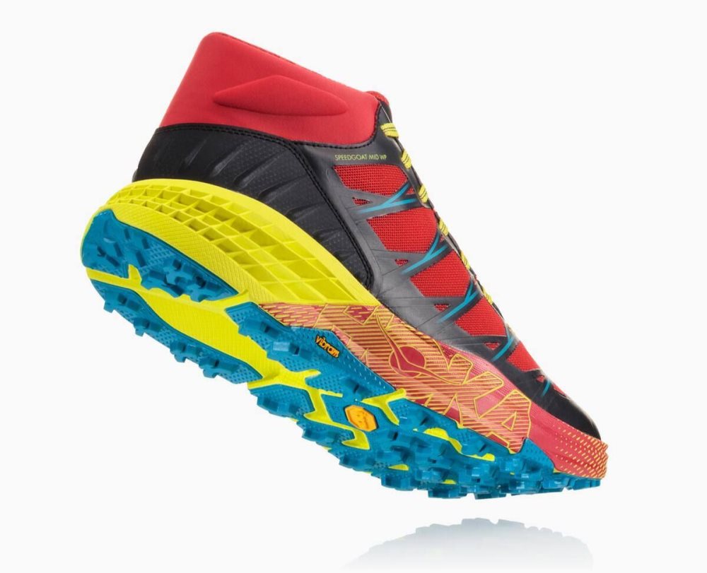 Red / Blue Hoka Speedgoat Mid Waterproof | 813562FVW