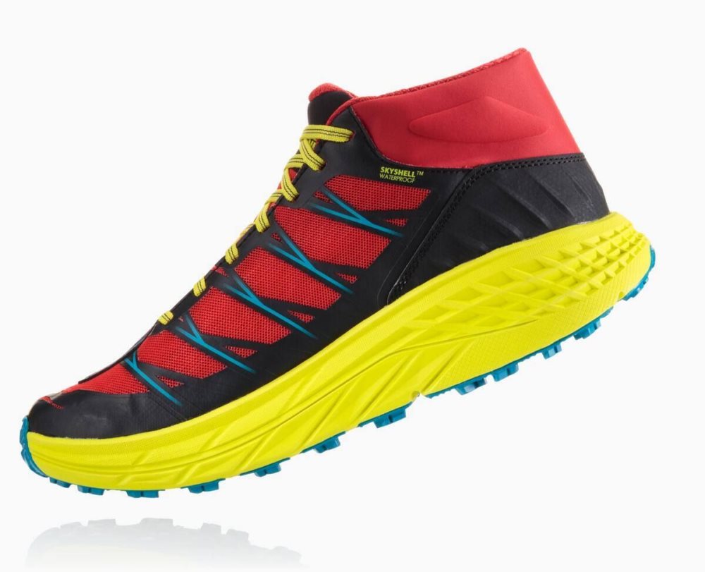 Red / Blue Hoka Speedgoat Mid Waterproof | 813562FVW