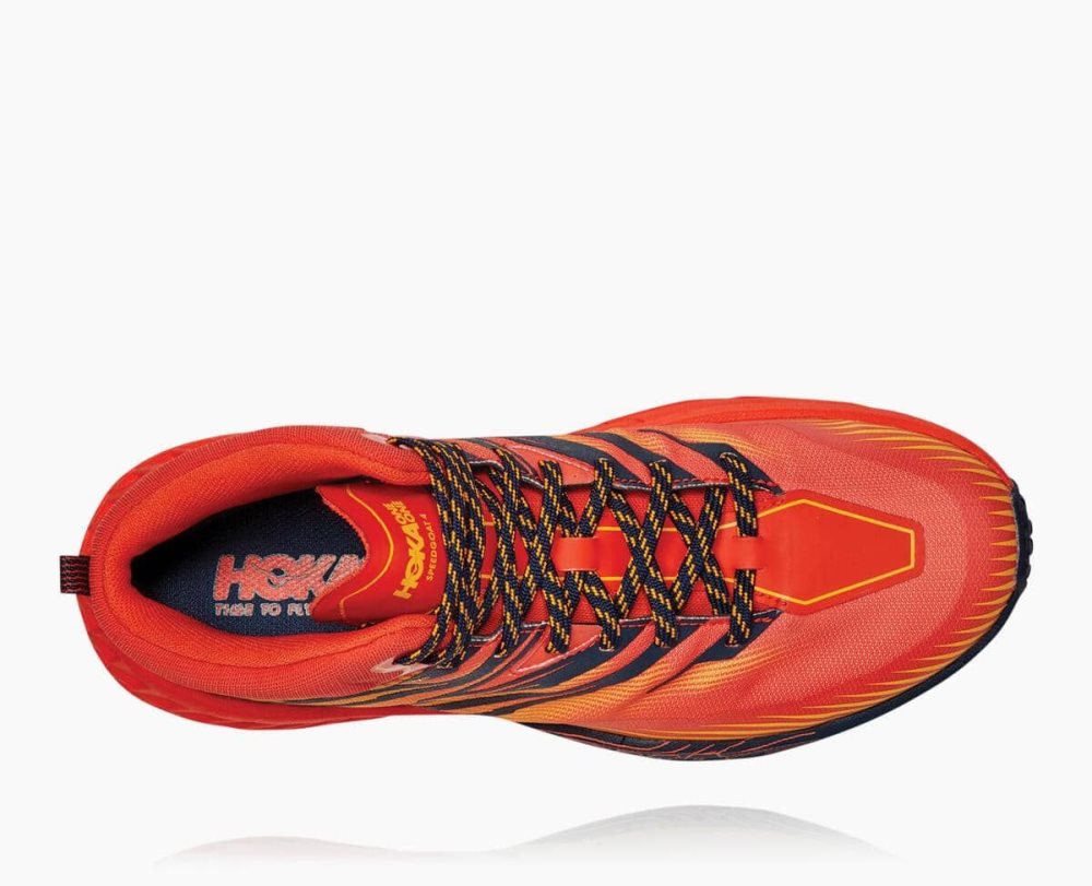 Red / Gold Hoka Speedgoat Mid GORE | 786029YVE