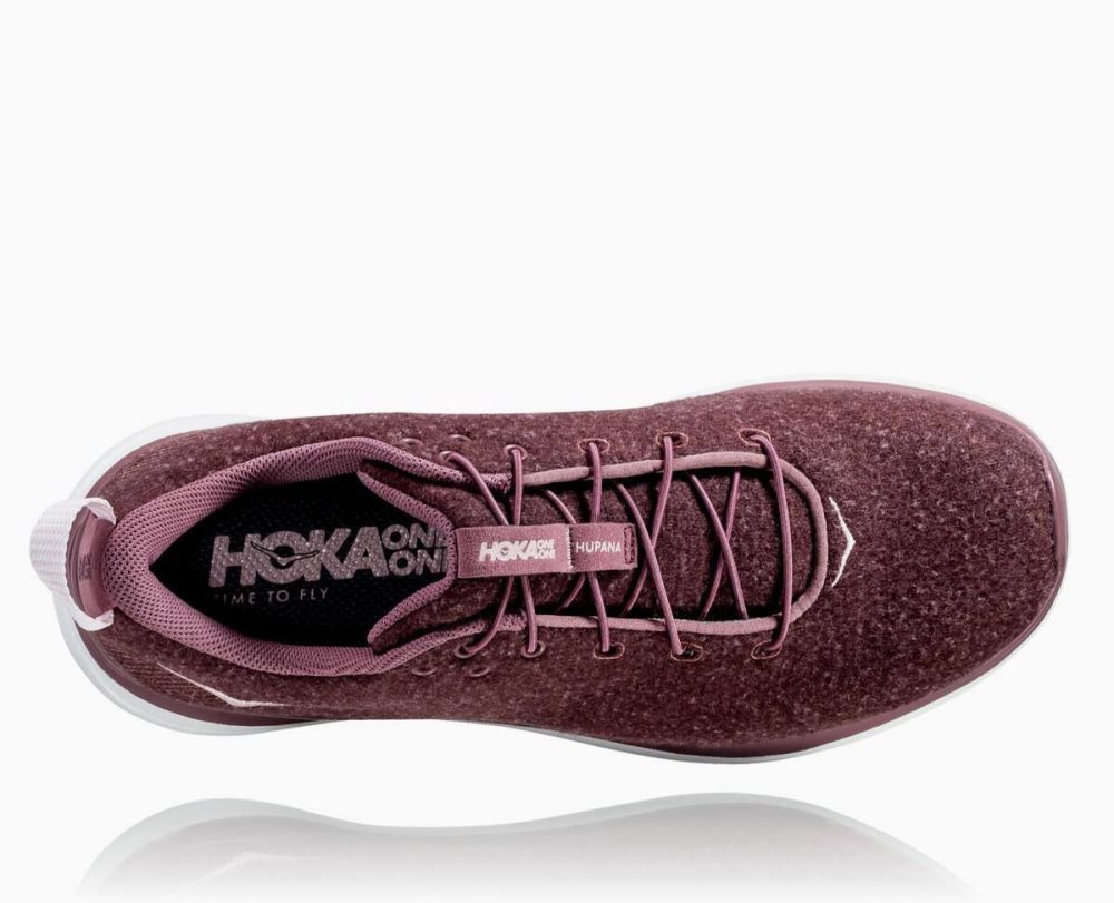 Rose Brown / Brown Hoka Hupana Flow Wool Wide | 604137WYL