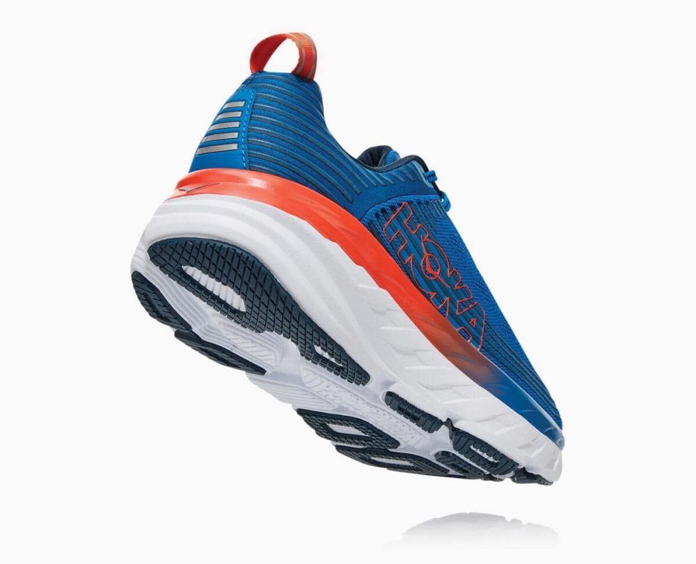 Royal Blue / Blue Hoka Bondi 6 Wide | 013958AUW