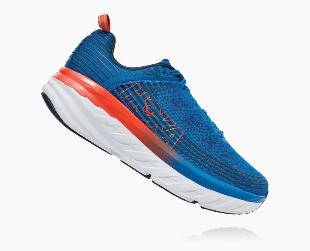 Royal Blue / Blue Hoka Bondi 6 Wide | 129706EAO