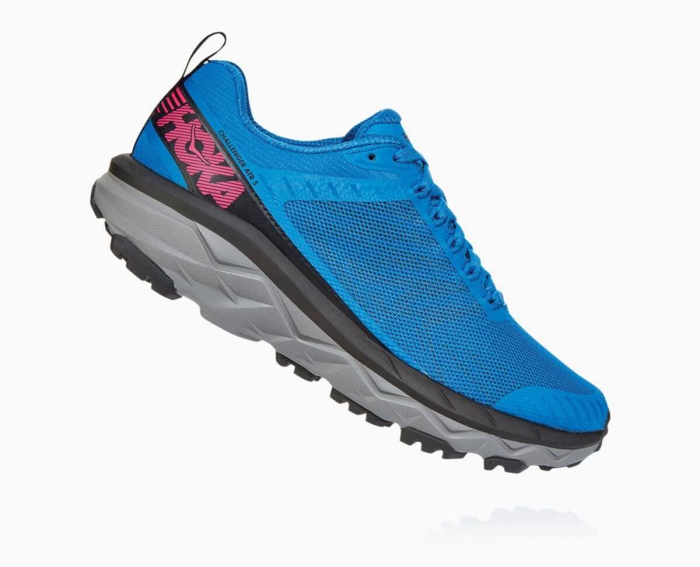 Royal Blue / Pink Peacock Hoka Challenger ATR 5 | 016452RUM