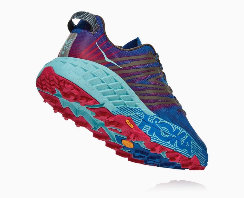 Royal Blue / Pink Peacock Hoka Speedgoat 4 | 329857LHI