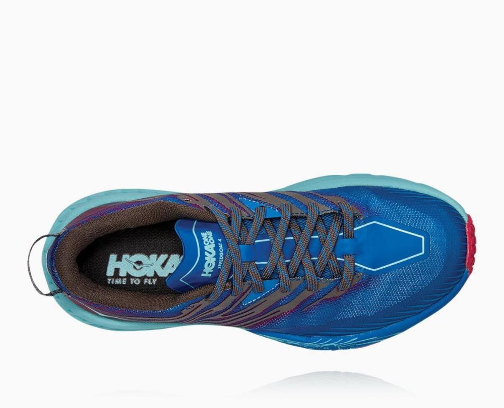 Royal Blue / Pink Peacock Hoka Speedgoat 4 | 329857LHI