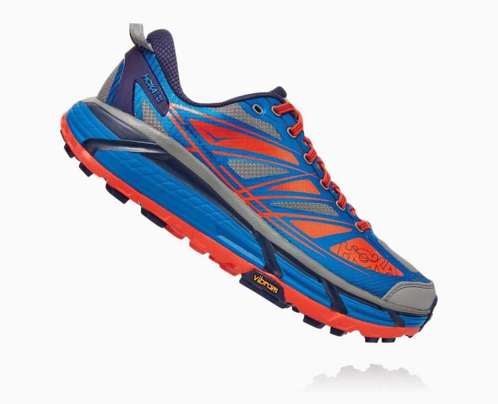 Royal Blue / Red Hoka Mafate Speed 2 | 086374AZK