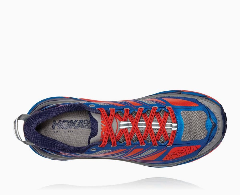 Royal Blue / Red Hoka Mafate Speed 2 | 086374AZK