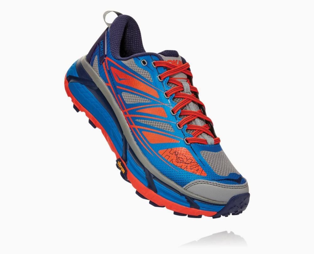 Royal Blue / Red Hoka Mafate Speed 2 | 086374AZK