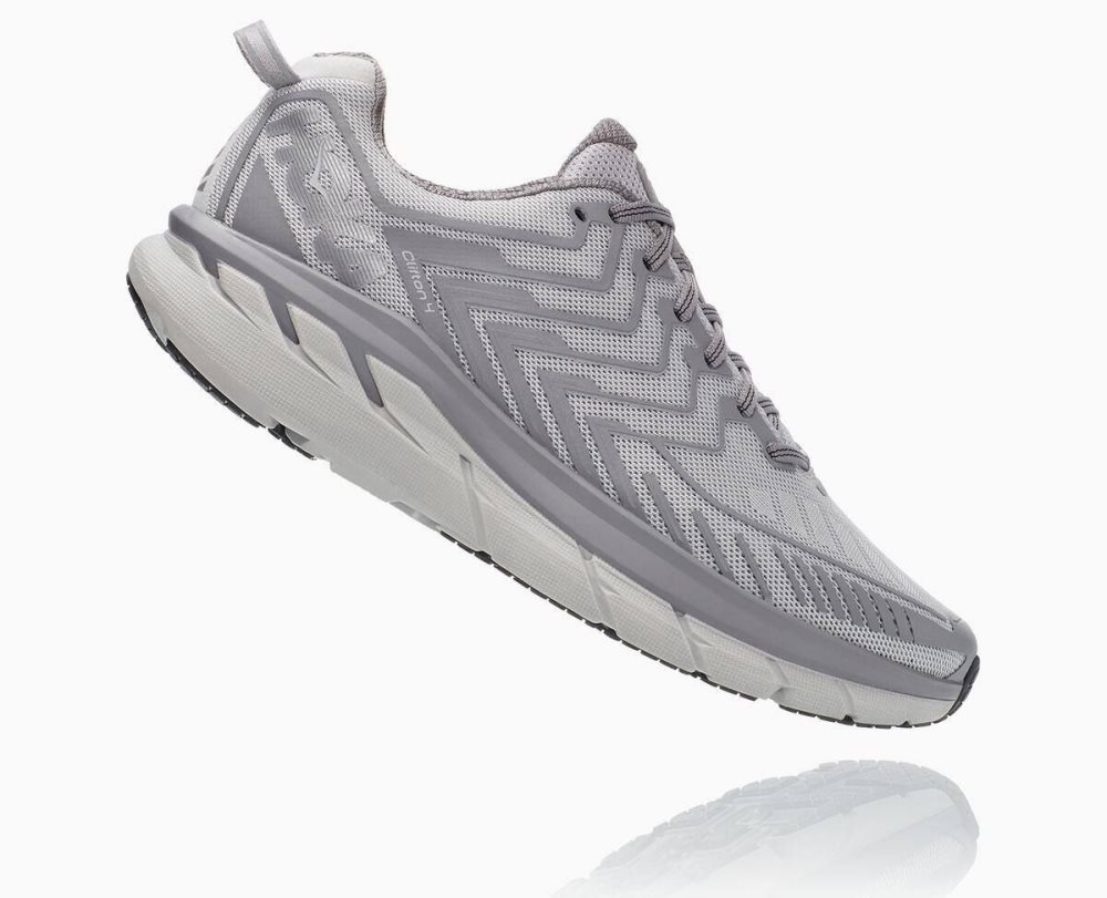 Silver Hoka OV Clifton | 038765ZUN