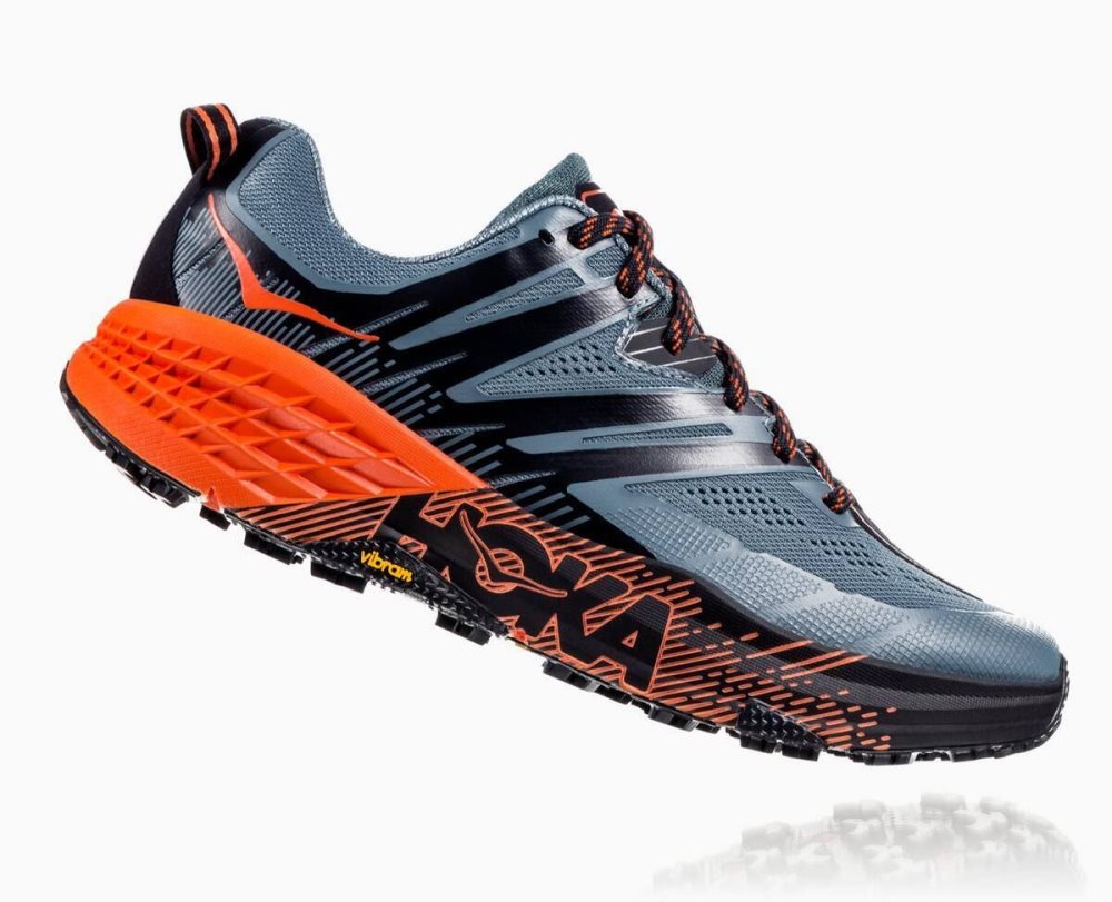 Stormy Weather/Tangerine Tango Hoka Speedgoat 3 | 381972DYL