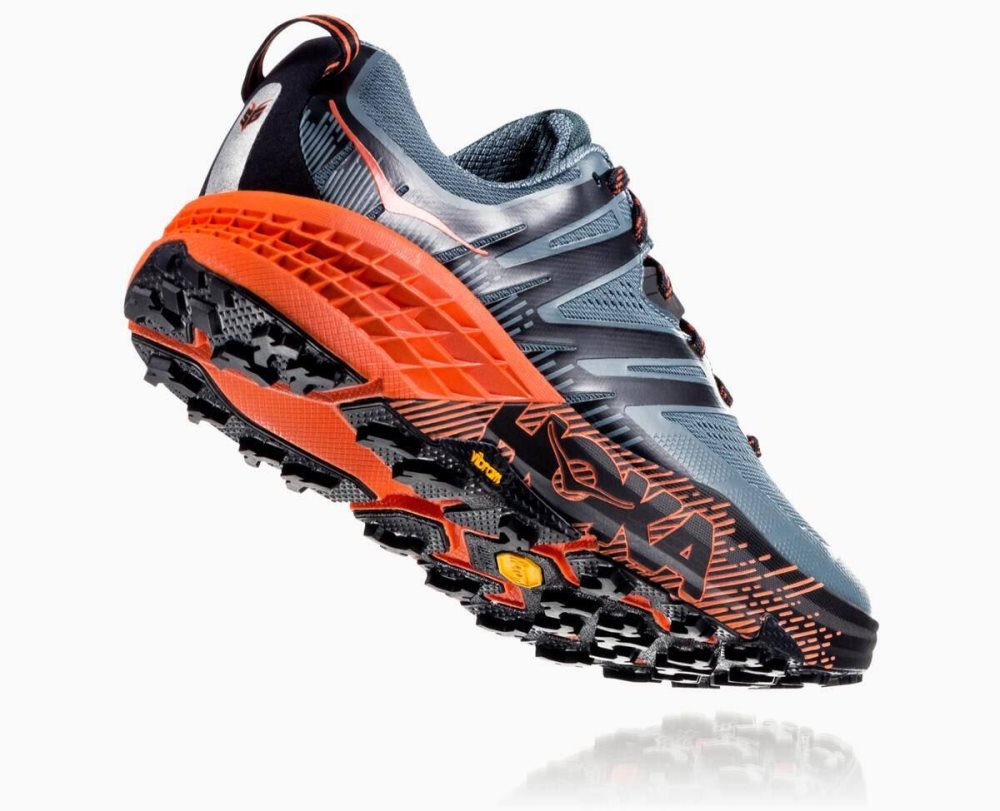 Stormy Weather/Tangerine Tango Hoka Speedgoat 3 | 381972DYL