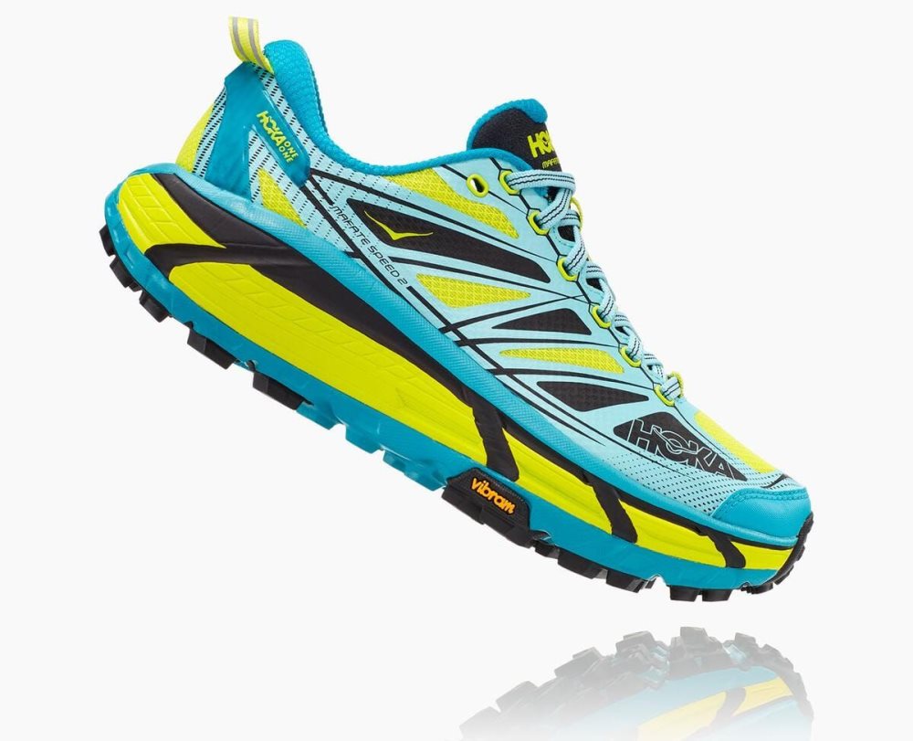 Turquoise Hoka Mafate Speed 2 | 720148GIH