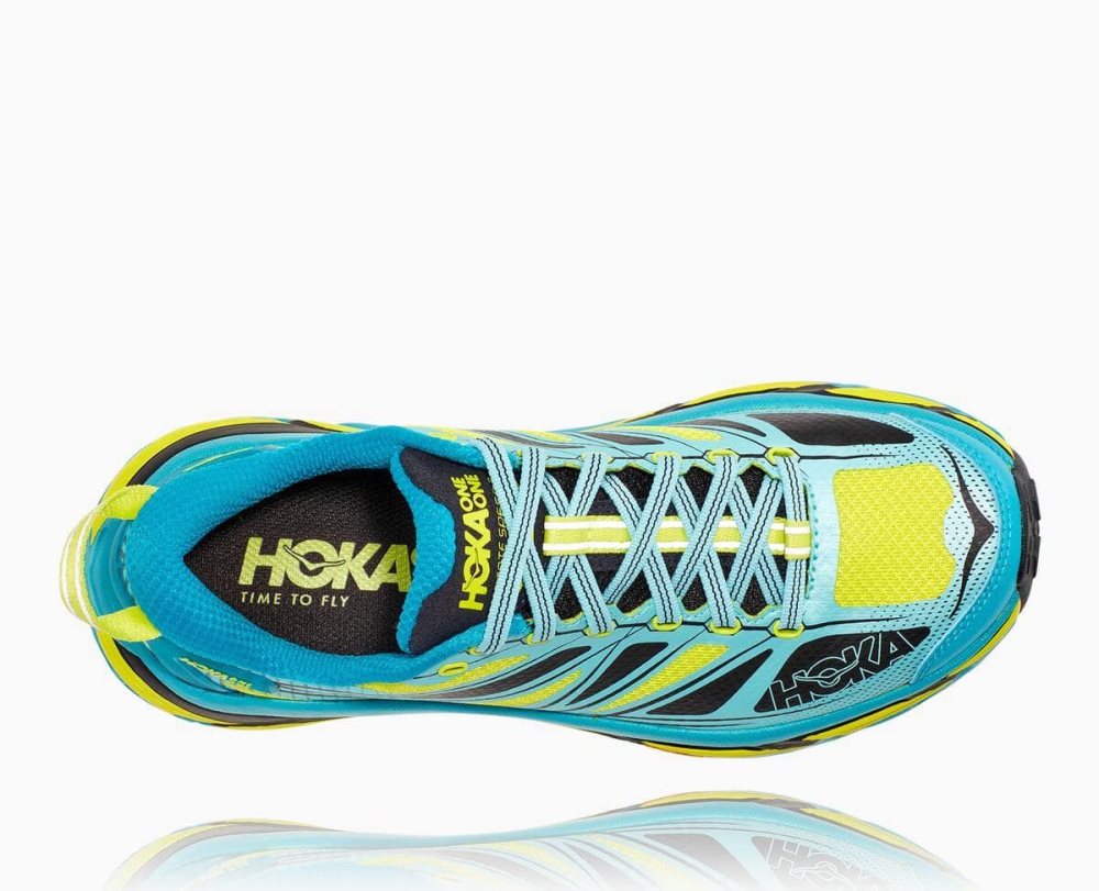 Turquoise Hoka Mafate Speed 2 | 720148GIH