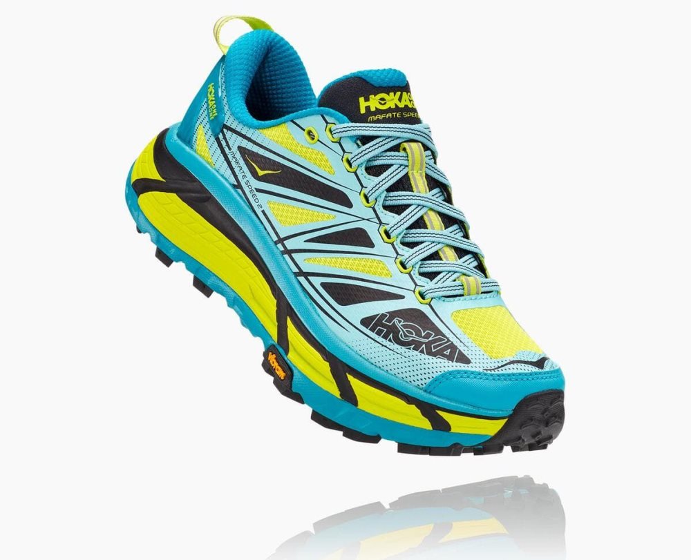 Turquoise Hoka Mafate Speed 2 | 720148GIH