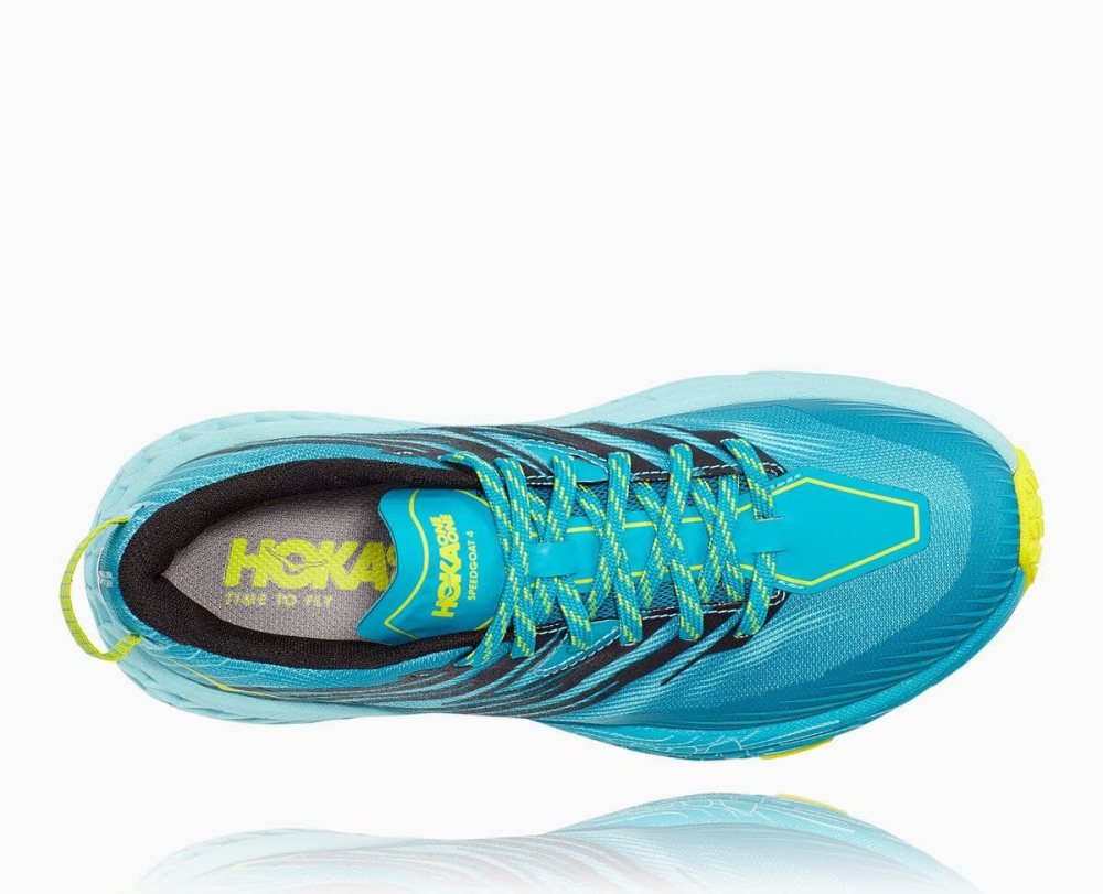 Turquoise / Blue Hoka Speedgoat 4 Wide | 256739YRV