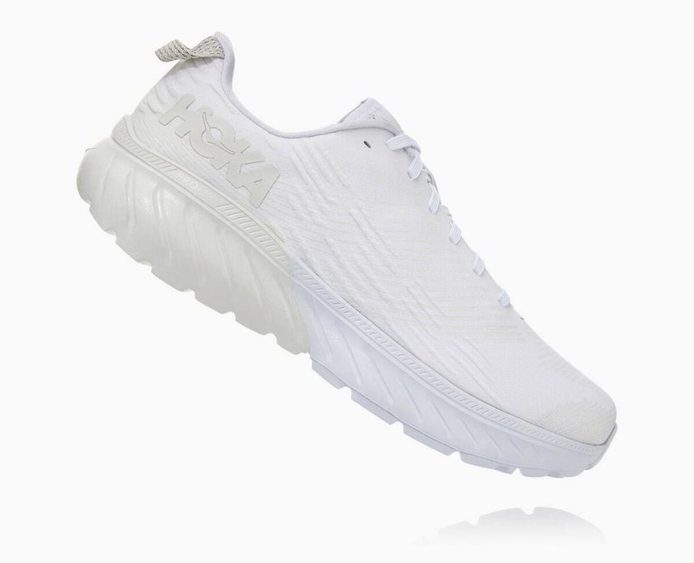 White / Blue Hoka Mach 3 | 314529EAV