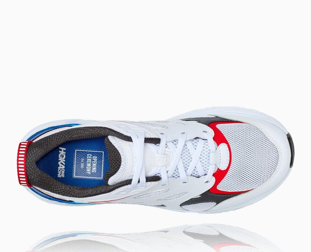 White / Blue Hoka Opening Ceremony Clifton | 807354PGC