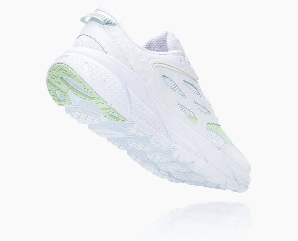 White / Green Grey Hoka Clifton L | 361250XIN