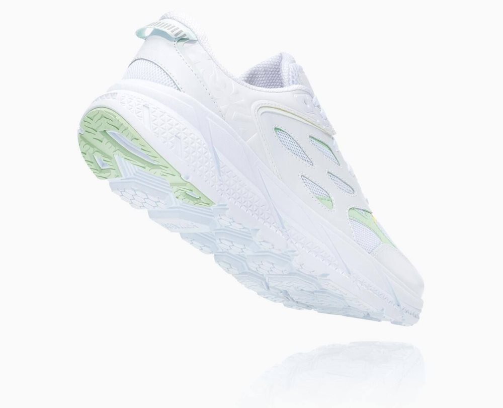 White / Green Grey Hoka Clifton L | 846291SZT